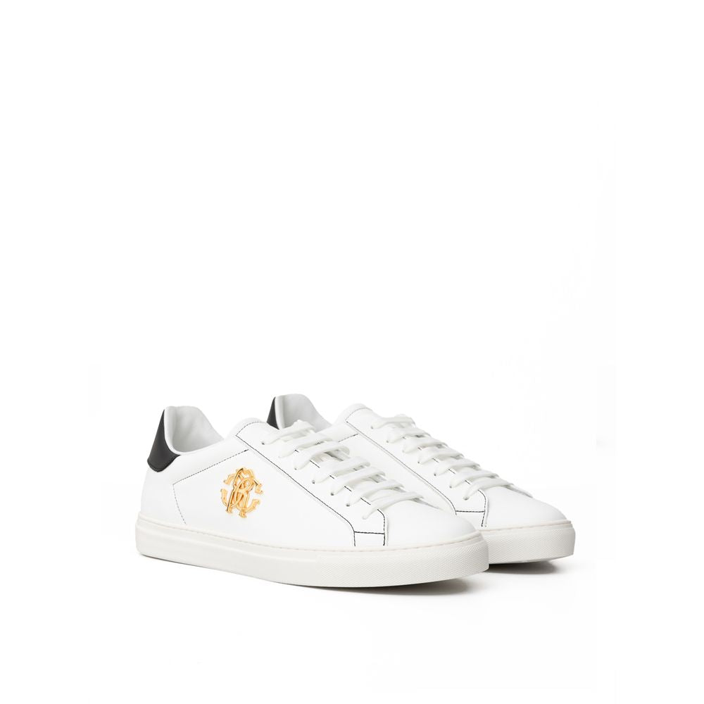 Witte leren sneaker