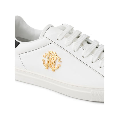 Witte leren sneaker