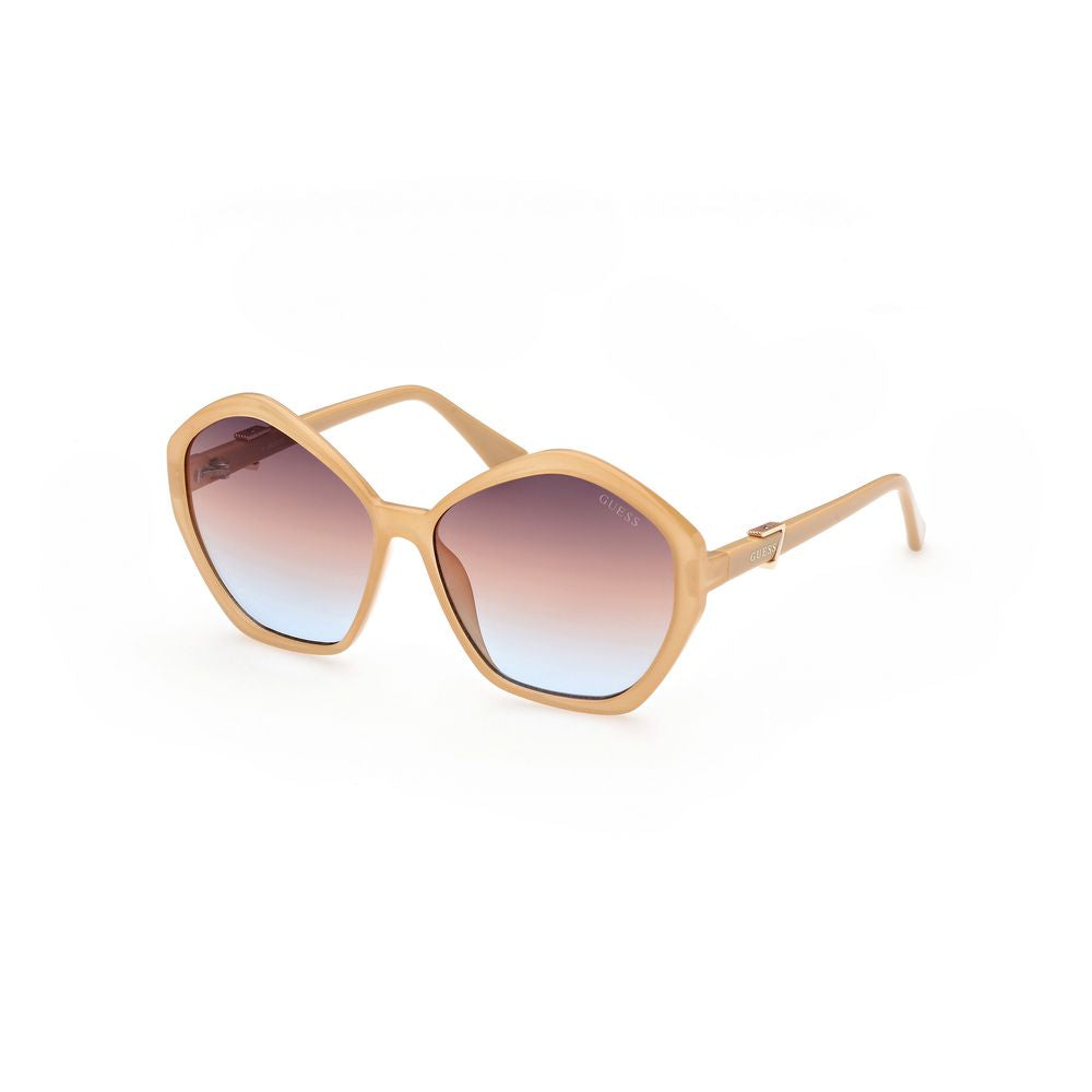 Beige Injected Sunglasses