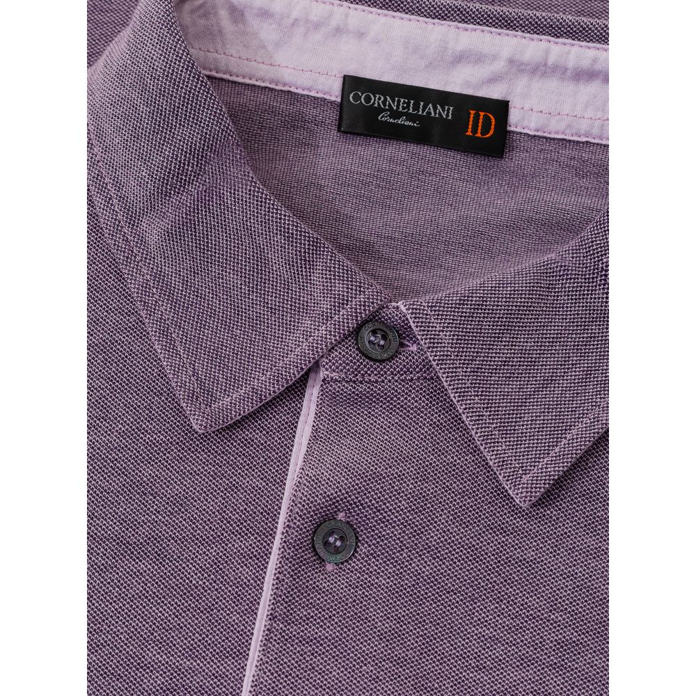 Purple Cotton Polo Shirt