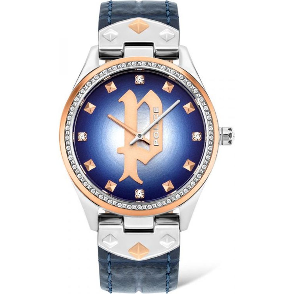 Blue Leather Watch