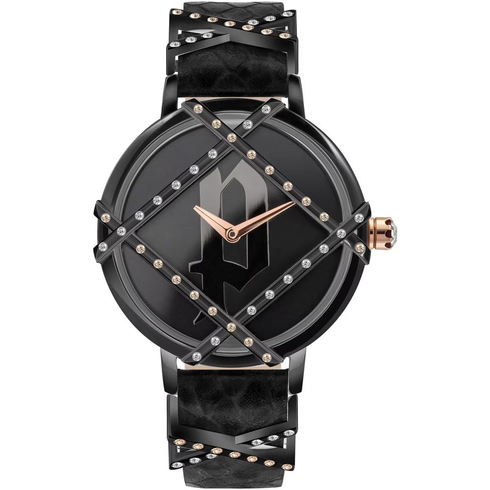 Black Leather Watch