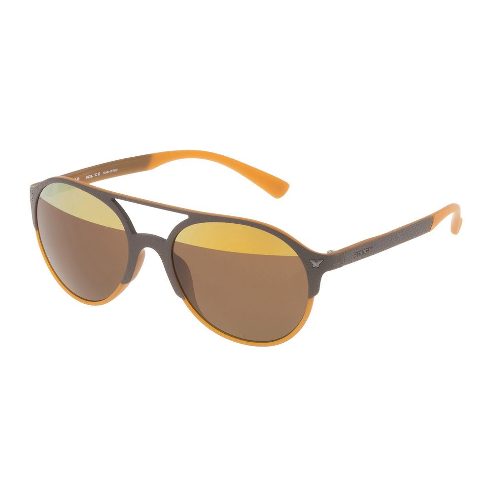 Brown Injected Sunglasses