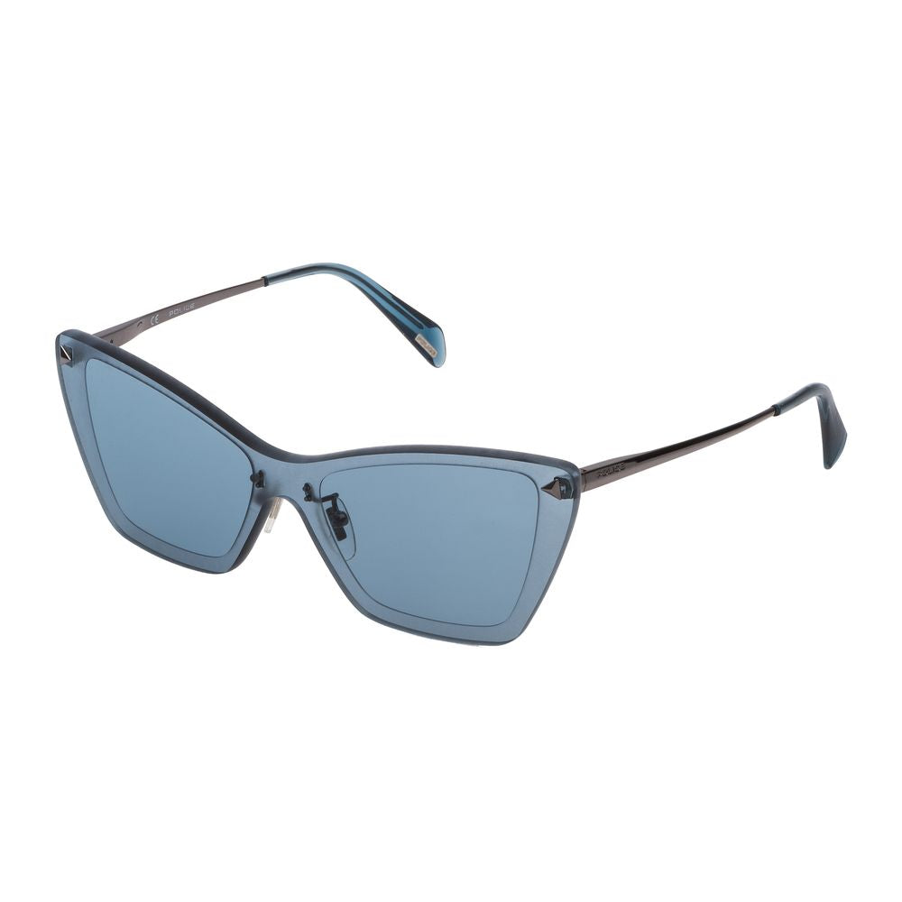 Blue Metal Sunglasses