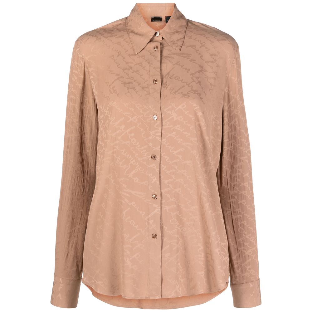 Beige Acetate Shirt