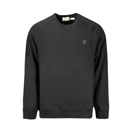 Black Cotton Mens Sweater