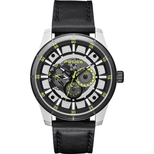 Black Leather Watch