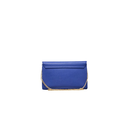 Blue Polyethylene Women Crossbody Bag