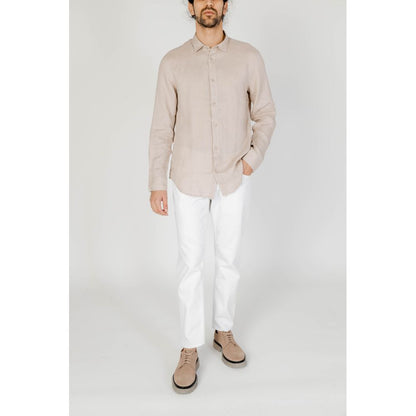 Beige Linen Shirt