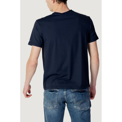 Blue Polyester T-Shirt