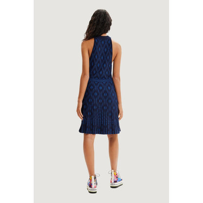 Blue Viscose Dress