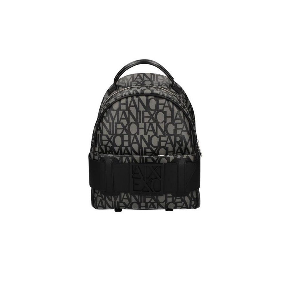 Black Cotton Backpack