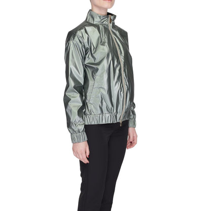 Green Polyester Jackets & Coat