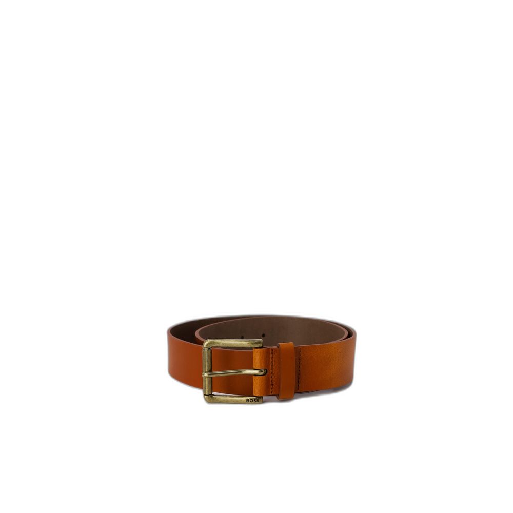 Beige Leather Belt