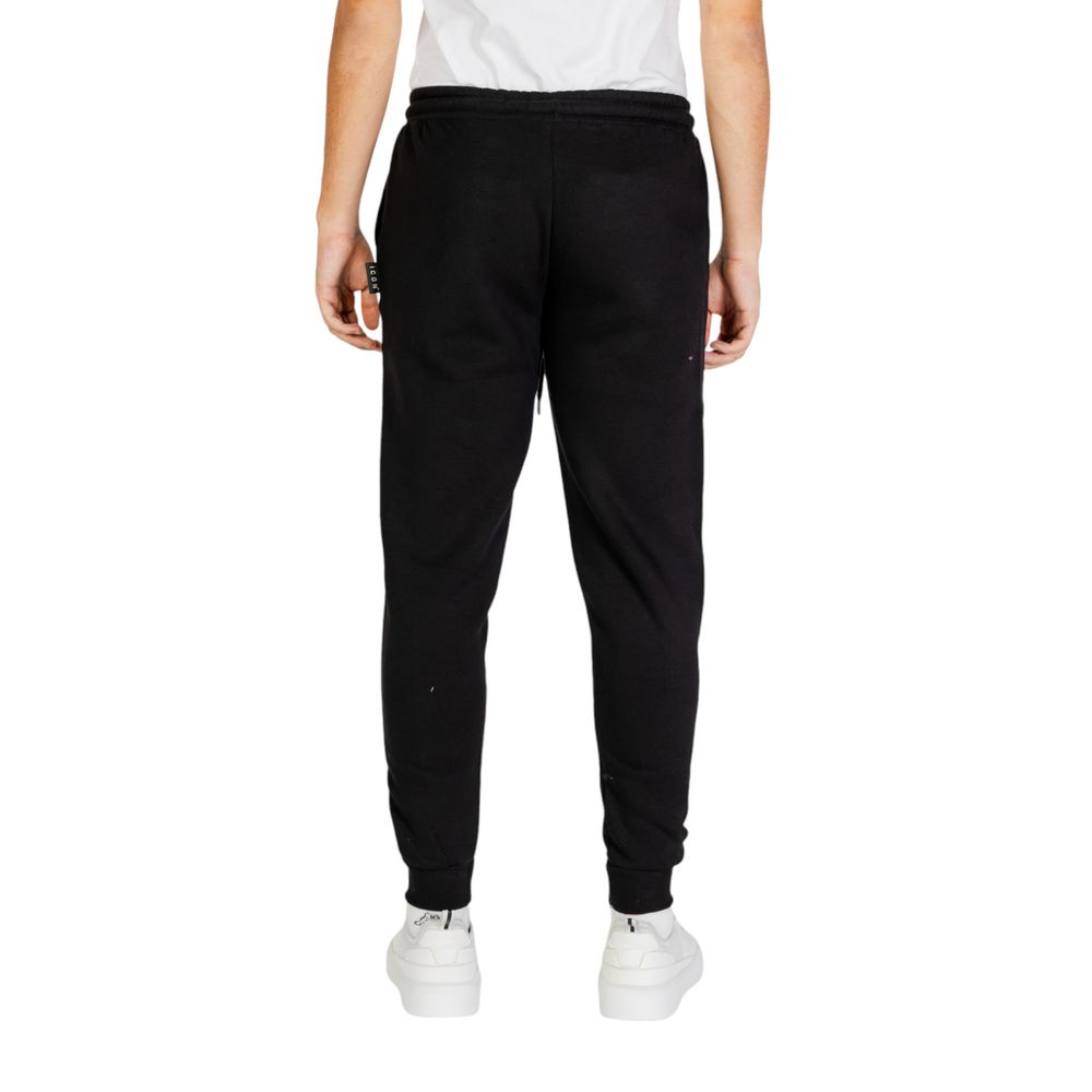 Black And White Cotton Jeans & Pant