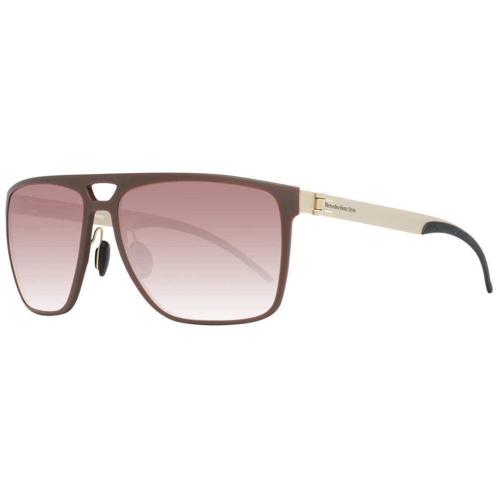 Brown Metal Sunglasses