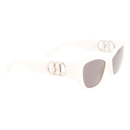 White Injected Sunglasses