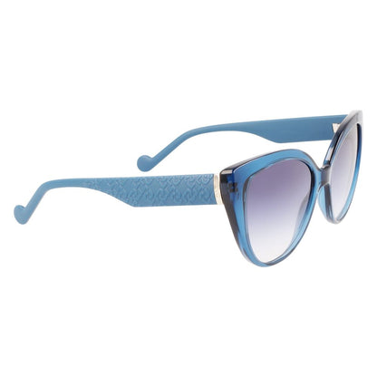 Blue Injected Sunglasses