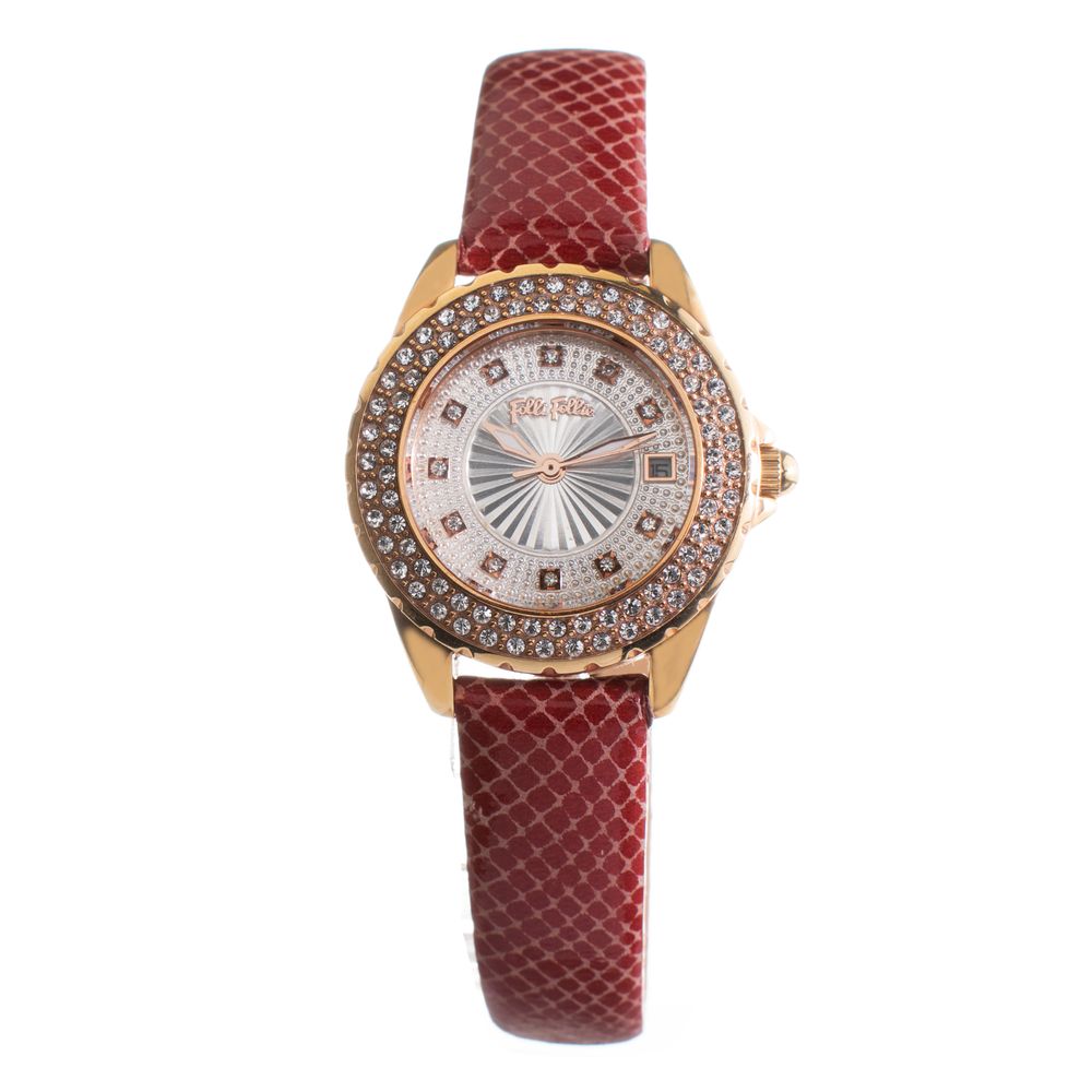 Red Leather Watch