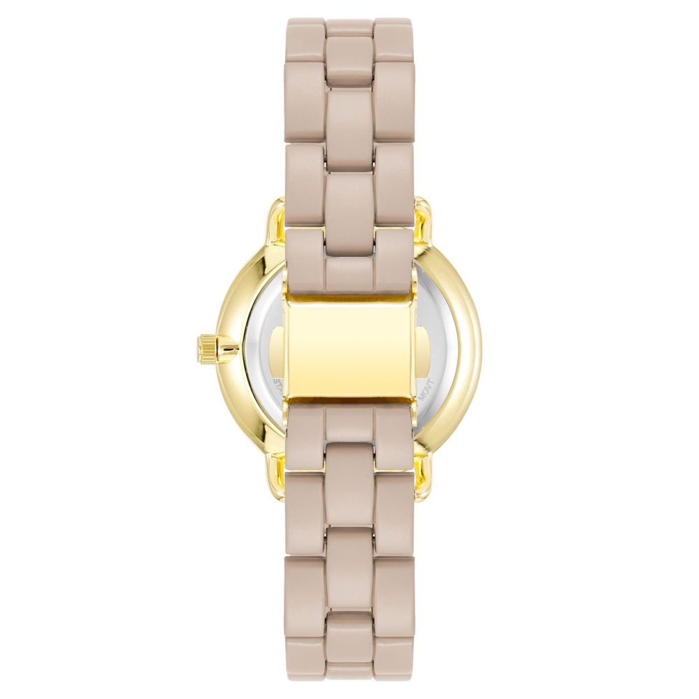 Beige Metal Watch