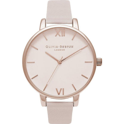 White Synthetic Leather Watch