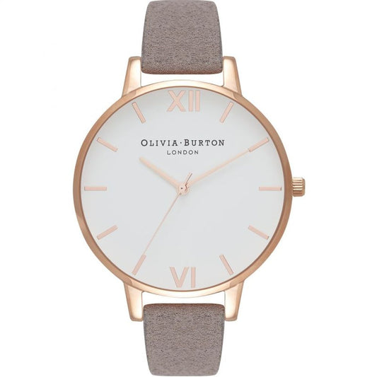 Gray Synthetic Leather Watch