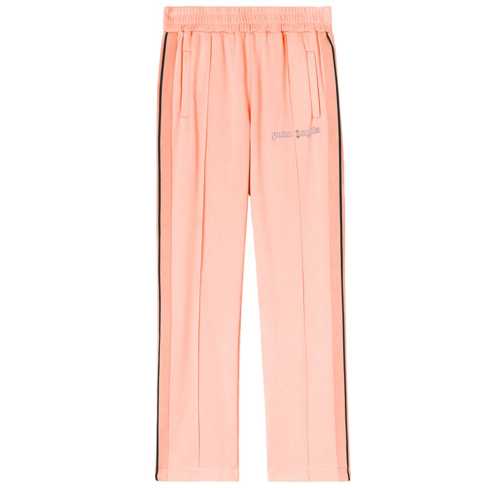 Roze nylon jeans en broek