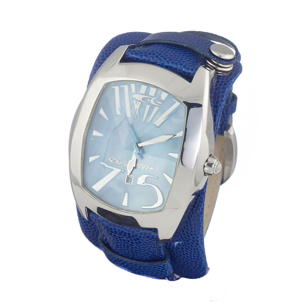 Blue Leather Watch