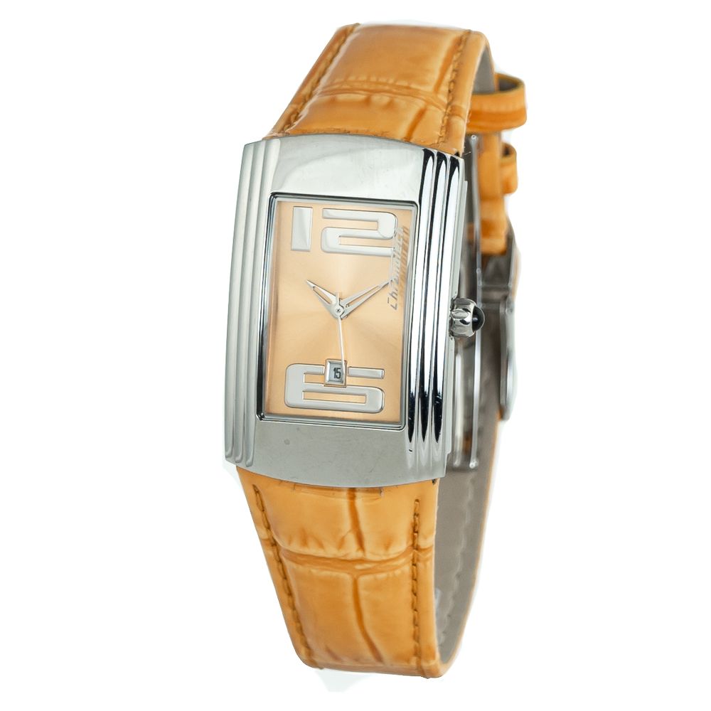 Orange Leather Watch