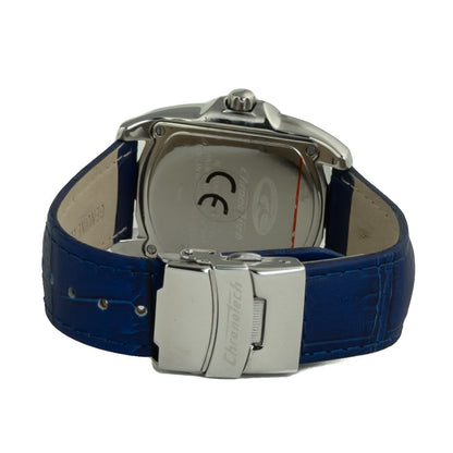 Blue Leather Watch