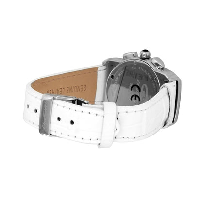 White Leather Watch