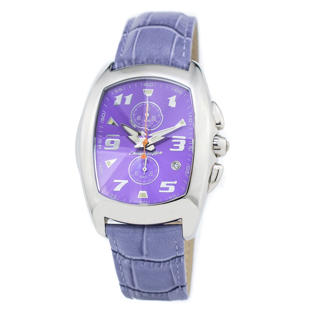 Purple Leather Watch