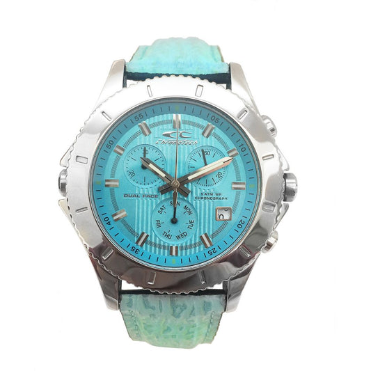 Blue Leather Watch