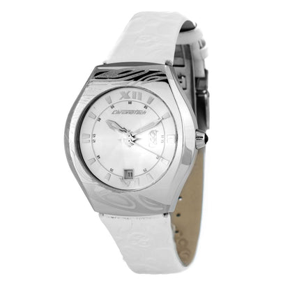 White Leather Watch