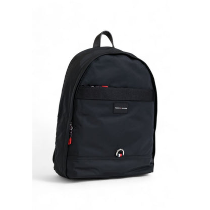 Black Recycled Polyester Backpack