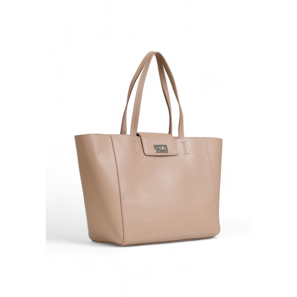 Beige Recycled Polyester Handbag