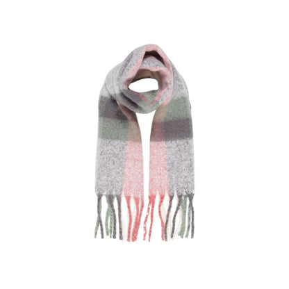 Gray Recycled Polyester Scarf