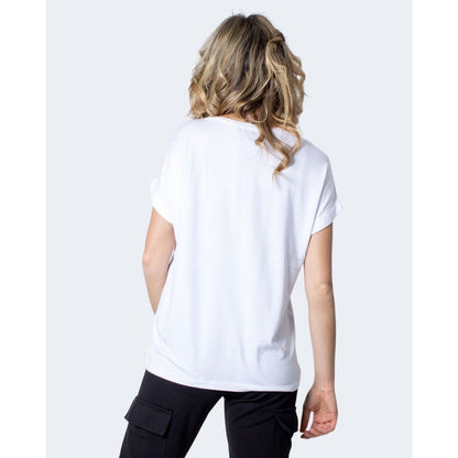 White Polyester Tops & T-Shirt