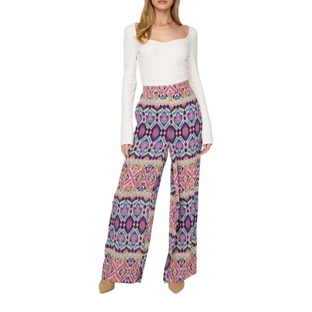 Multicolor Recycled Polyester Jeans & Pant