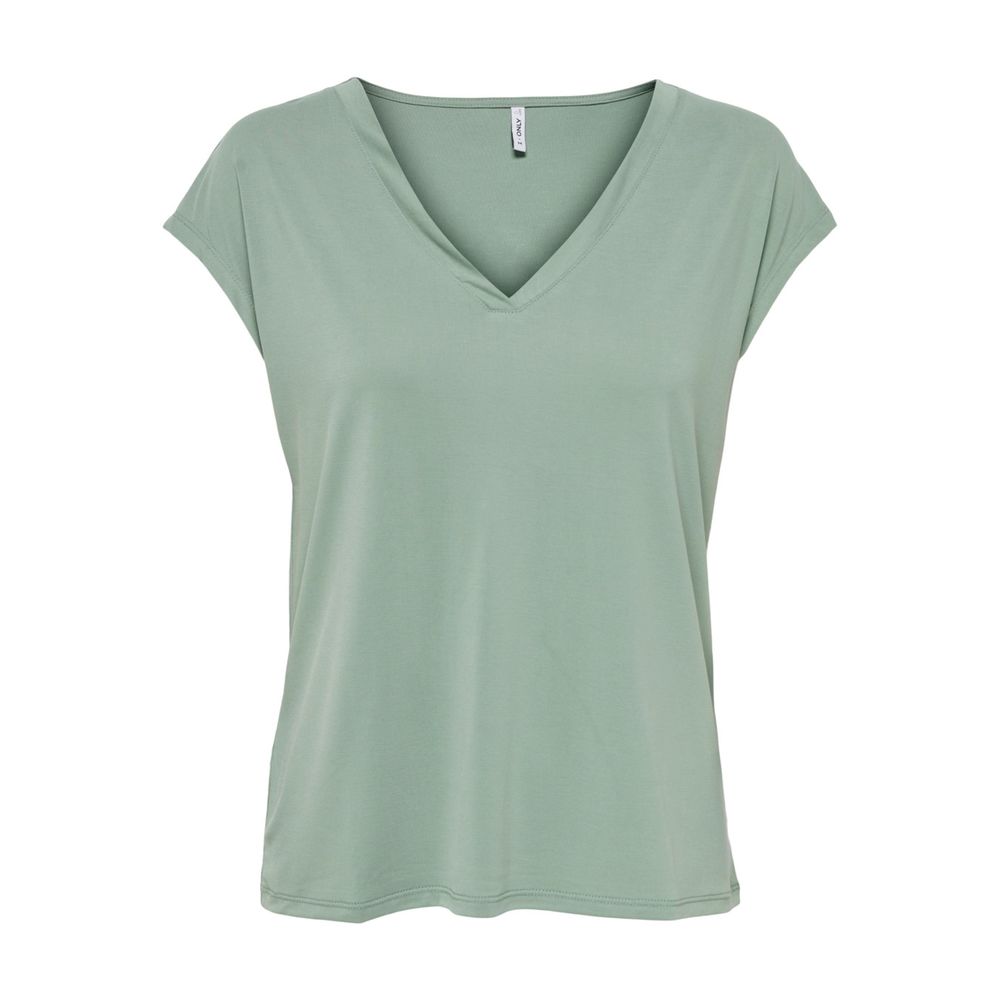 Green Tencel Tops & T-Shirt