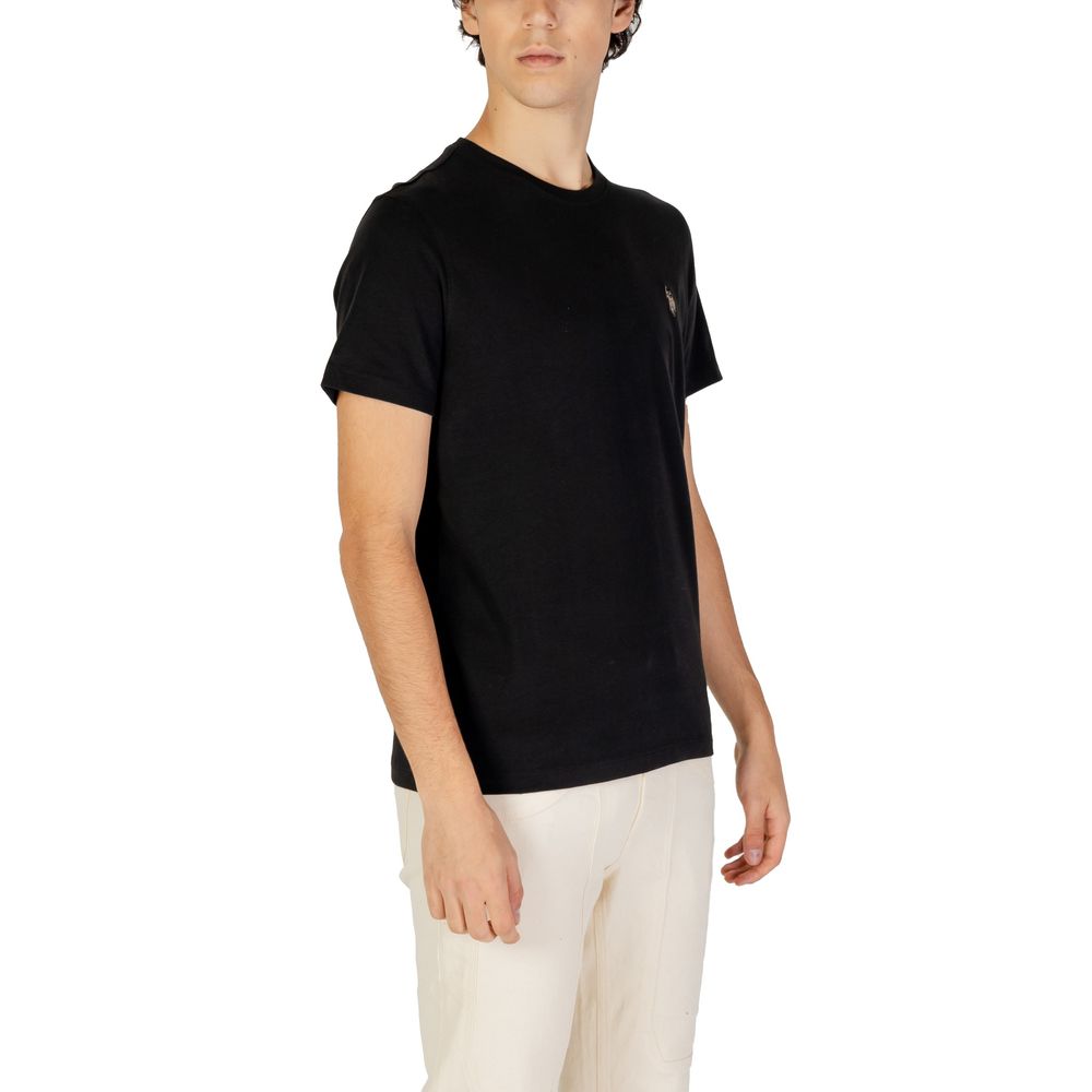 Black Cotton T-Shirt