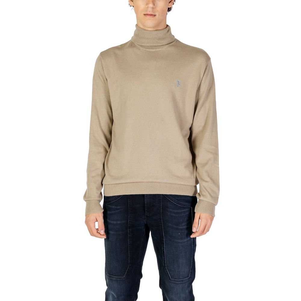 Beige Cotton Sweater