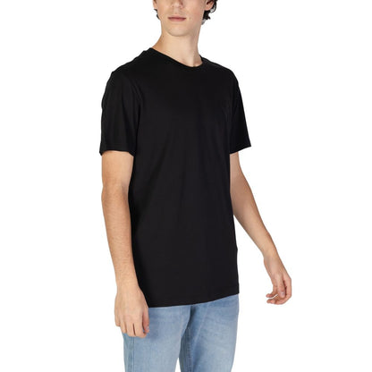 Black Cotton T-Shirt