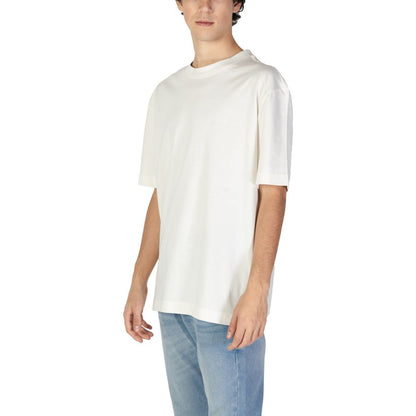 Beige Cotton Rigenerato T-Shirt