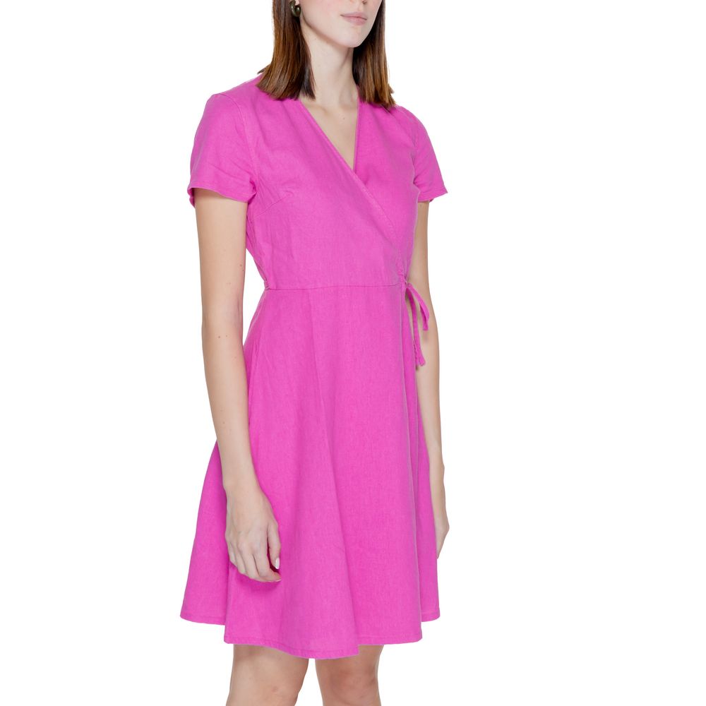 Multicolor Linen Dress