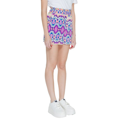 Multicolor Recycled Polyester Short