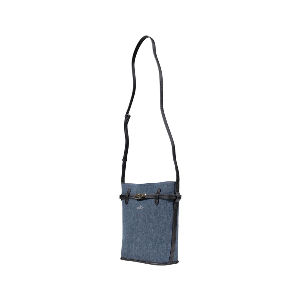 Blue Cotton Handbag