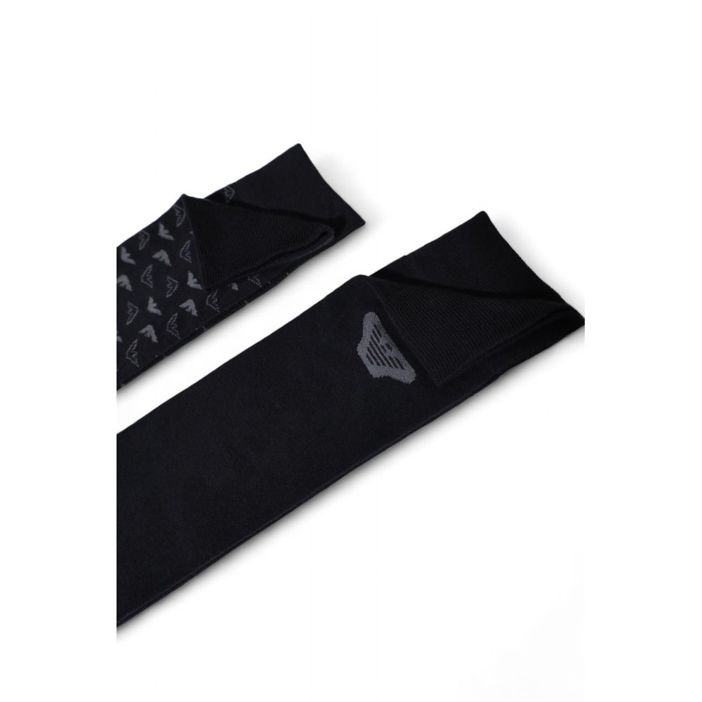 Black Cotton Sock