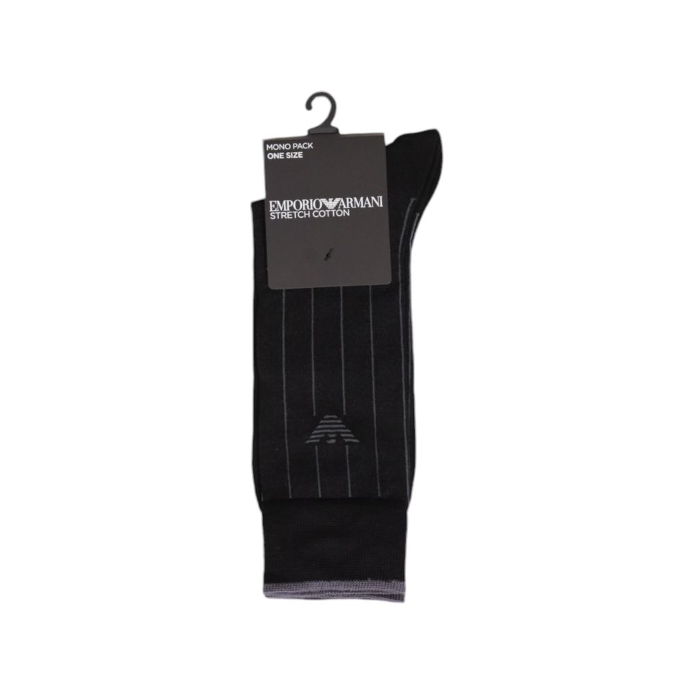 Black Cotton Sock