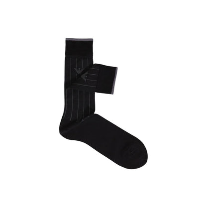 Black Cotton Sock